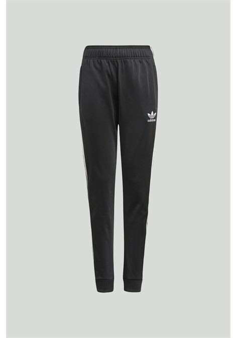 Adicolor SST black track pants for boys and girls ADIDAS ORIGINALS | GN8453.